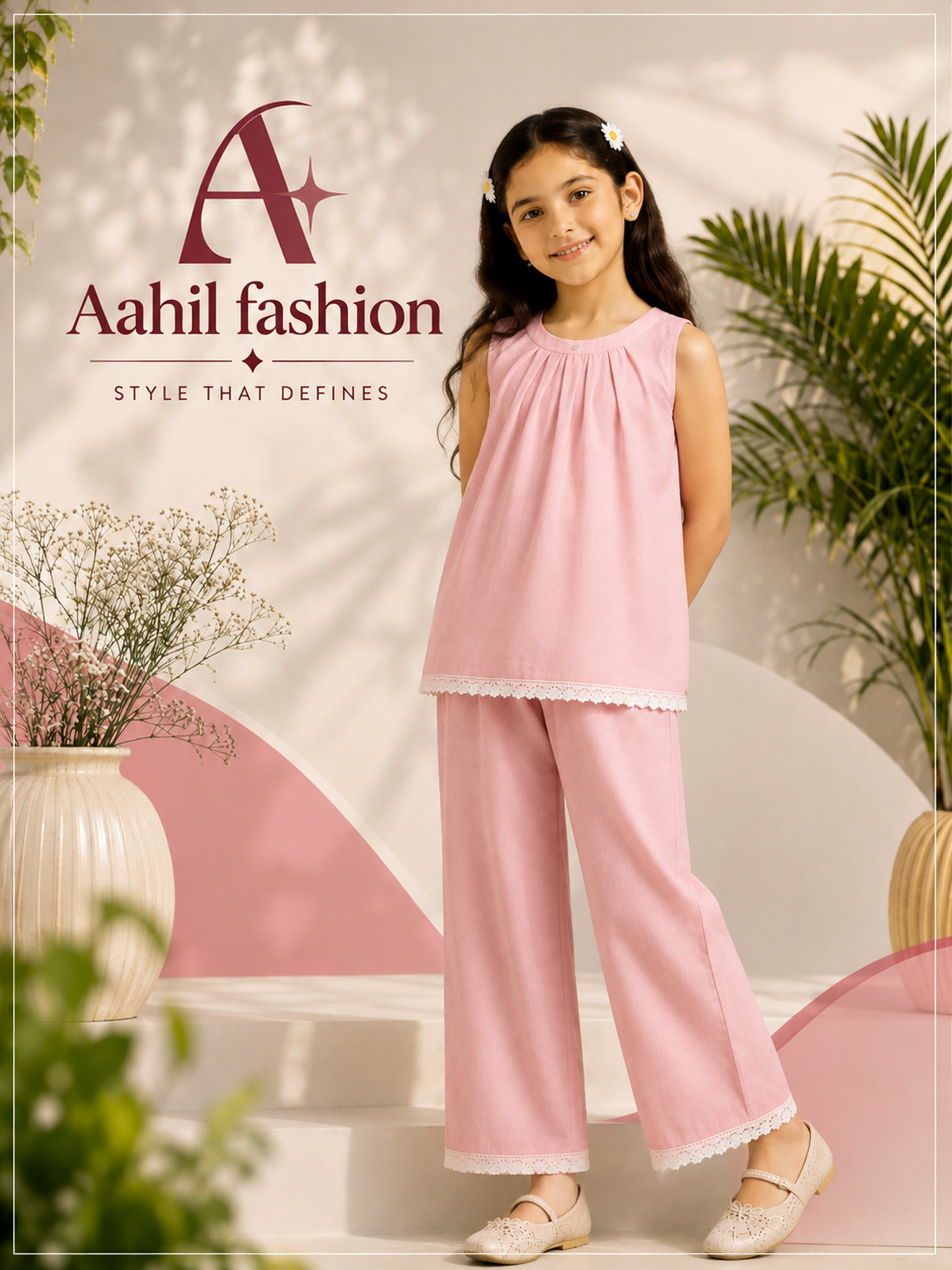 Girls Premium Lace 2-Piece Set-SP